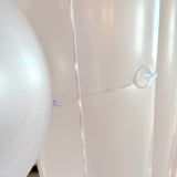 SHIPS NOW • Balloon Garland: Fluted Display Arch Set in Pearl (Pearl) • FINAL SALE