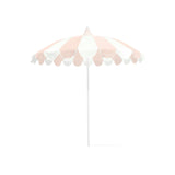 the SCALLOPED Market Umbrella in Blush