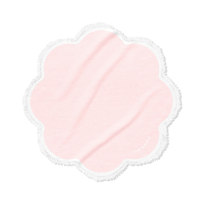 the BLUSH Round Beach Towel