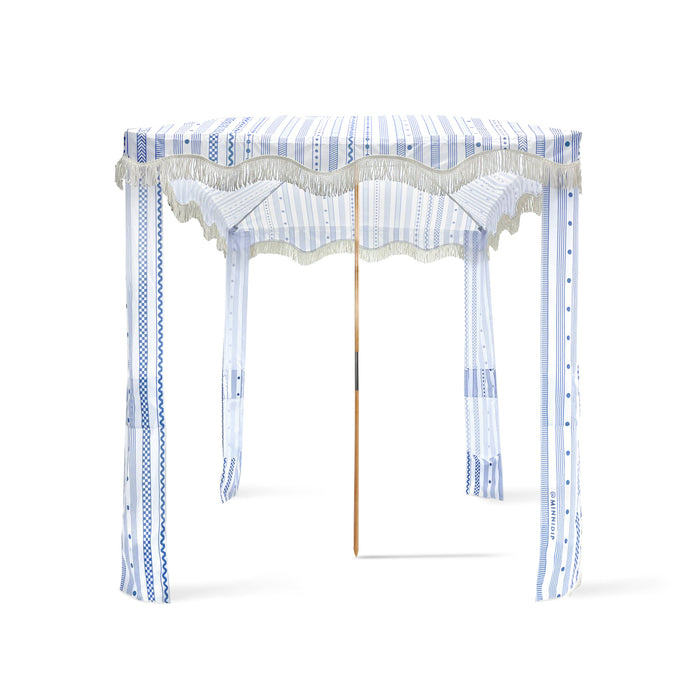 the NAUTICAL STRIPE Beach Cabana
