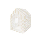 the CHECKER CABANA STRIPE Pup-ana™ Tent